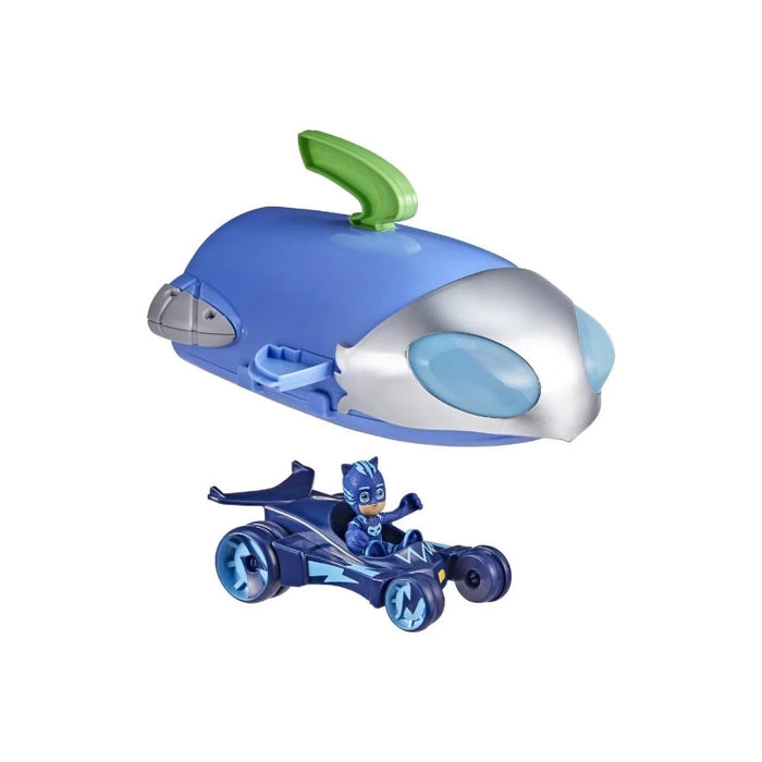 مجموعة PJ Masks 2 في 1 HQ: صاروخ ومقر متعدد المستويات لتجربة لعب مثيرة من هاسبرو