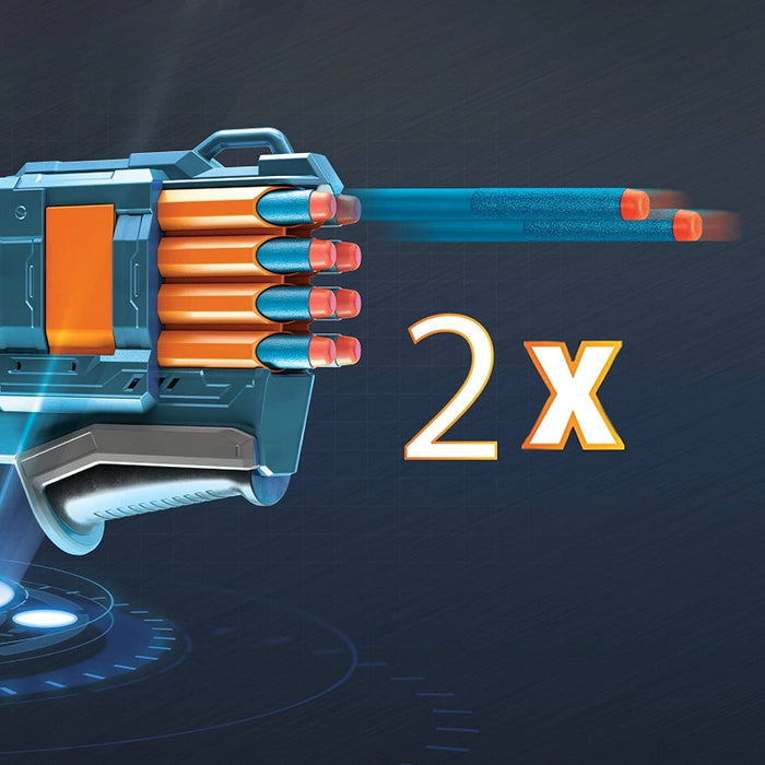 ناسف النخبة 2.0 ووردن DB-8، سعة 8 سهام ومدى 85 قدم مع تخصيص الأسلحة. من هاسبرو