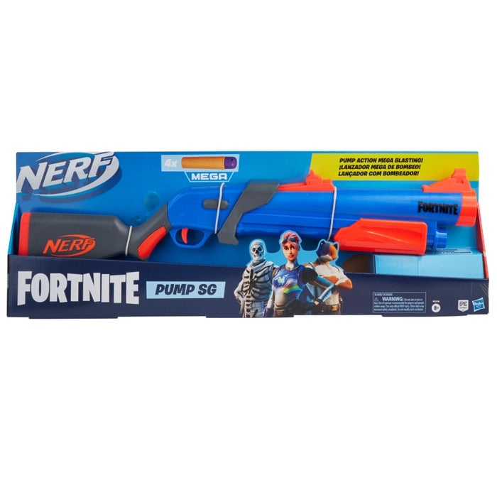 مسدس نيرف فورتنايت بومب إس جي مع 4 رصاصات رسمية لتجربة مثيرة وممتعة من هاسبرو