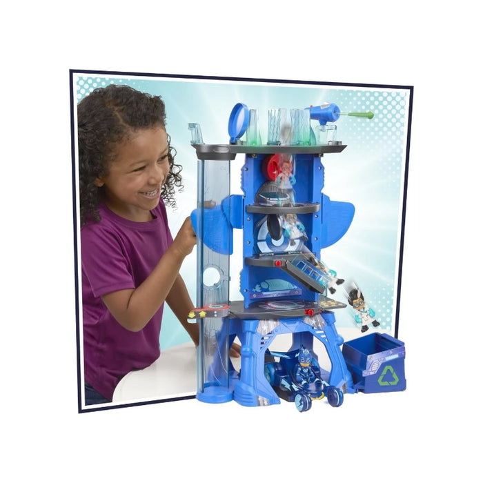 مجموعة معركة PJ Masks ديلوكس مع تقنية هيرو آي دي للعب الإبداعي الممتع من هاسبرو