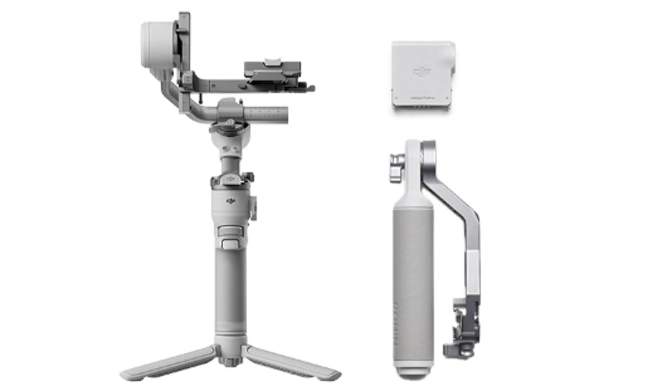 مانع اهتزاز ومثبت تصوير DJI RS 4 Mini Combo خفيف الوزن للكاميرات الاحترافية