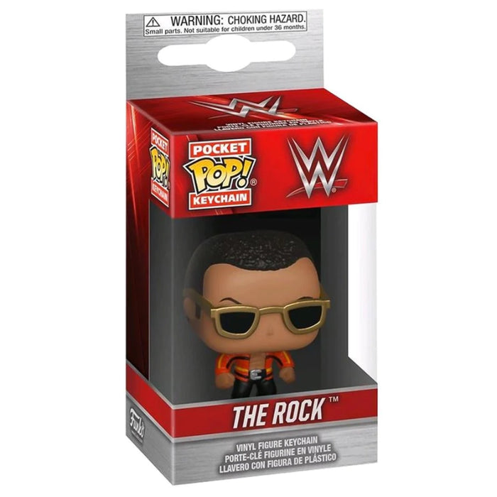 بوب جيب! أنيميشن: WWE- ذا روك 1.5 إنش، تصميم جذاب وعلبة عرض ممتازة من فانكو