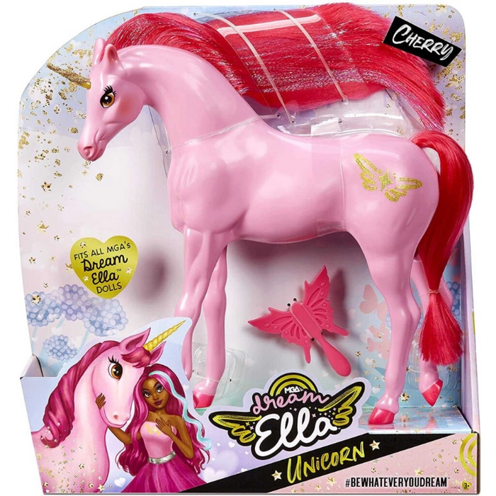 حلم إيلا وحيد القرن - وردي بتصميم جذاب يناسب الدمى بطول 29.2 سم من إم جي إيه إنترتينمنت