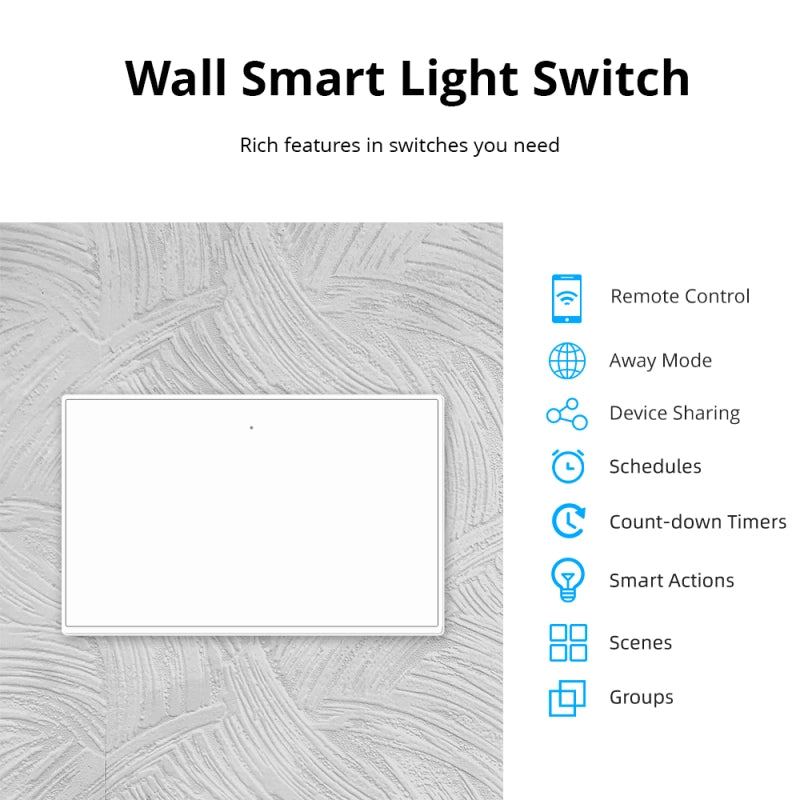 مفتاح ذكي - Zigbee Mesh - Zemismart-1Gang - US Type - ابيض مفتاح ذكي - Zigbee Mesh - Zemismart-1Gang - US Type - ابيض