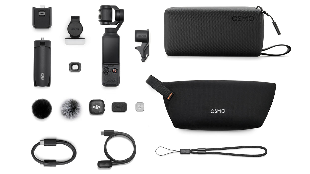 كاميرا وجيمبال DJI Osmo Pocket 4 Creator Combo بدقة 4K وتقنية تتبع ActiveTrack 7.0