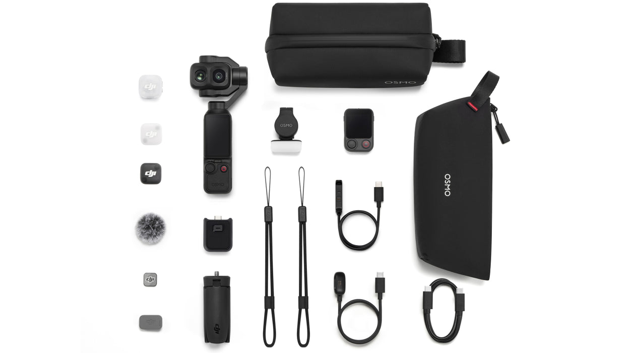 كاميرا وجيمبال محمولة DJI Osmo Pocket 4 Pro بتثبيت فائق وجودة تصوير احترافية