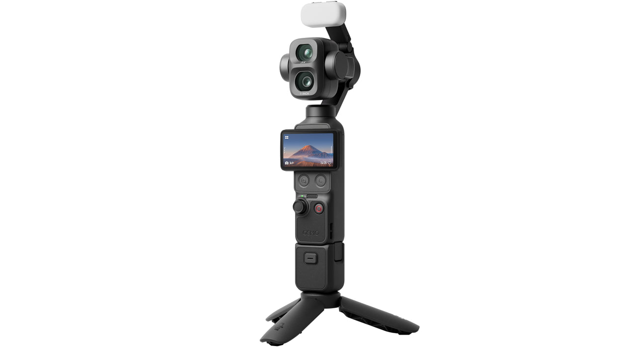 كاميرا وجيمبال محمولة DJI Osmo Pocket 4 Pro بتثبيت فائق وجودة تصوير احترافية