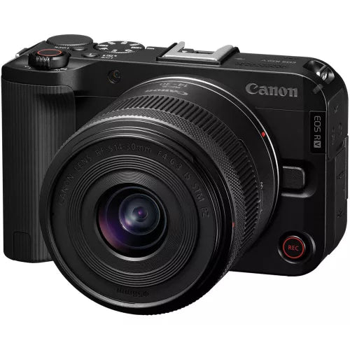 كاميرا كانون EOS R50 V مع عدسة RF-S 14-30MM بتقنية 4K ودقة 24.2 ميجابكسل