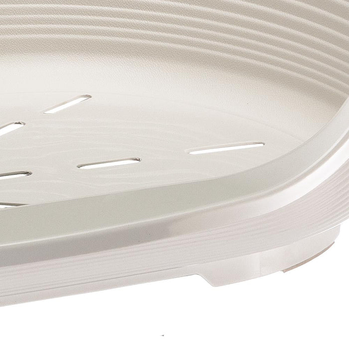 سرير بلاستيكي أبيض مقاس 6 للكلاب من Ferplast