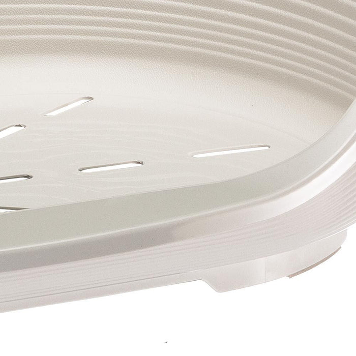 سرير بلاستيكي أبيض مقاس 6 للكلاب من Ferplast