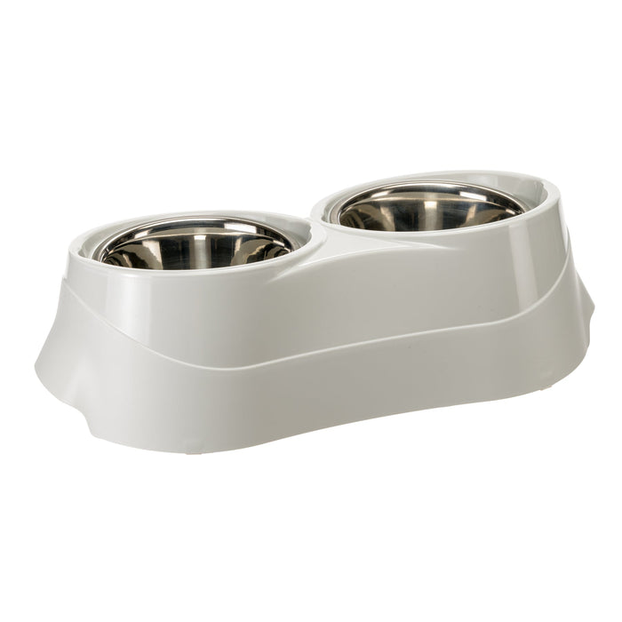 وعاء مزدوج فولاذي 3.6 ل للكلاب من Ferplast