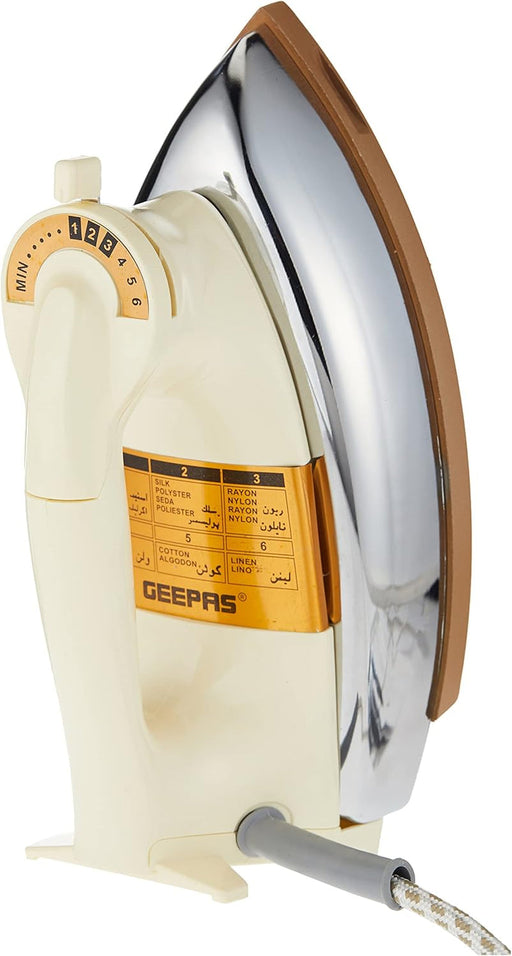 مكواة كهربائية جافة ثقيلة بقاعدة سيراميك وقدرة 1000 واط من جيباس - جعفر شوب