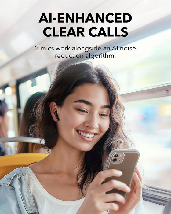 سماعات أذن  soundcore K20i أسود بعمر 36 ساعة وشحن سريع من Anker