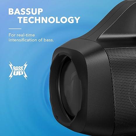 مكبر صوت بلوتوث ستيريو ببطارية حتى 16 ساعة مع BassUp من Anker