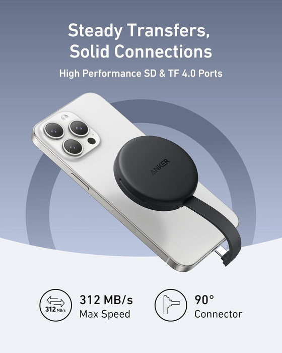 محول USB-C 3 في 1 بسرعة 10Gbps لنقل فوري وشحن 100W من Anker