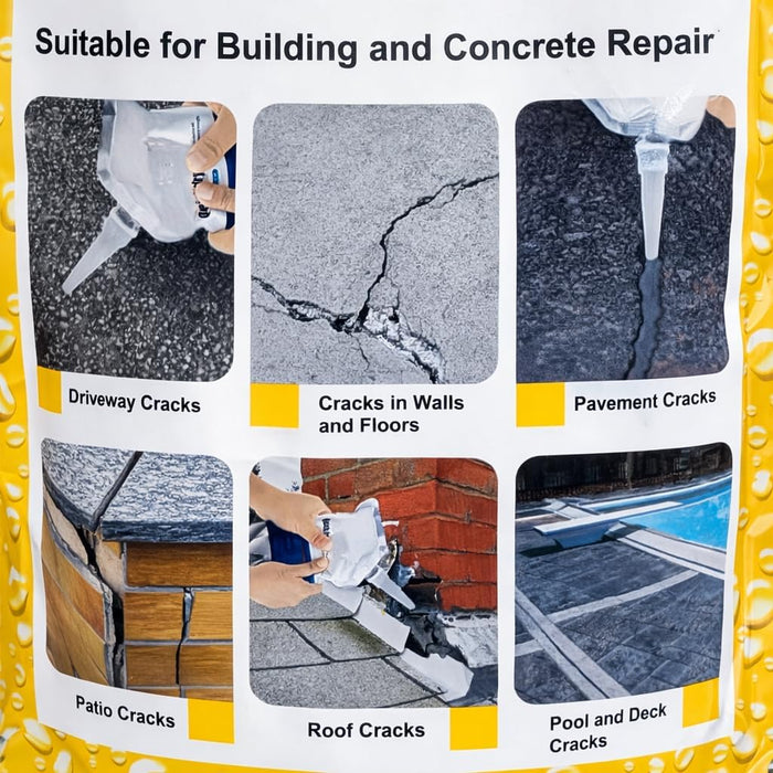 لاصق ومعجون تعبئة الشقوق الخرسانية ذاتي التسوية 500 غرام من هايباور