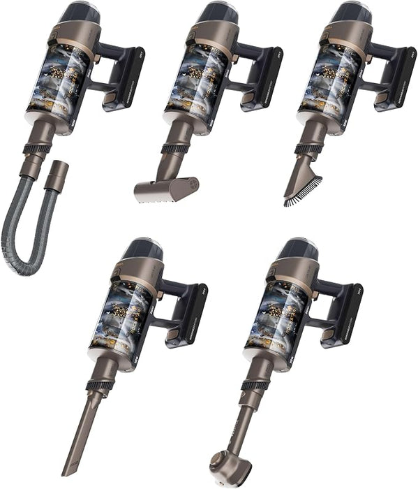 مكنسة عمودية لاسلكية كونغا روكستار RS90 (Conga Rockstar RS90 Pet Flex) بقدرة 600 واط لطرد الشعر من Cecotec