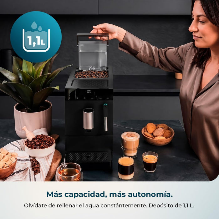 ماكينة قهوة إسبرسو أوتوماتيكية كريمايت كومباكت (Cremmaet Compact) بضغط 19 بار من Cecotec