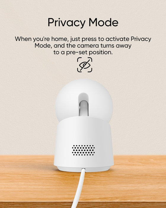 كاميرا داخلية 2K تغطية 360° بذكاء اصطناعي لحماية منزلية من Anker