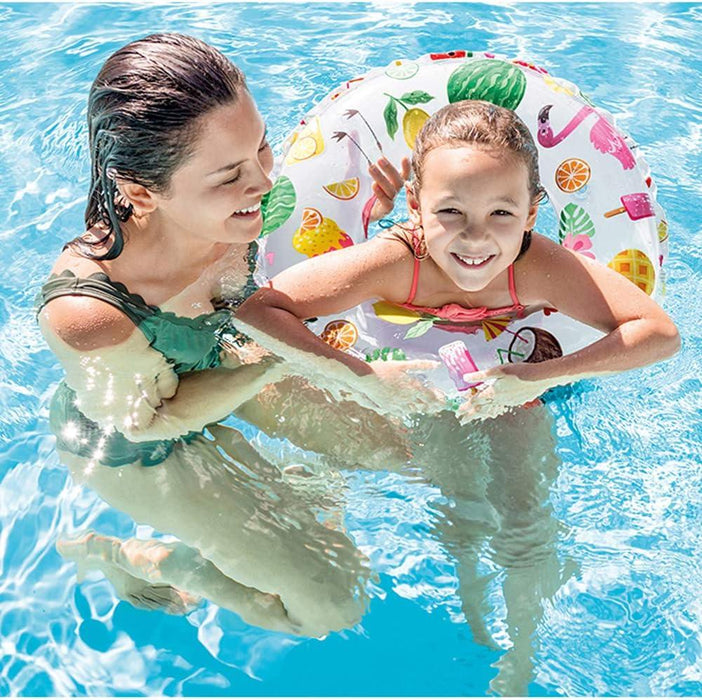 Intex 51cm Inflatable Swimming Ring 3-6 Years