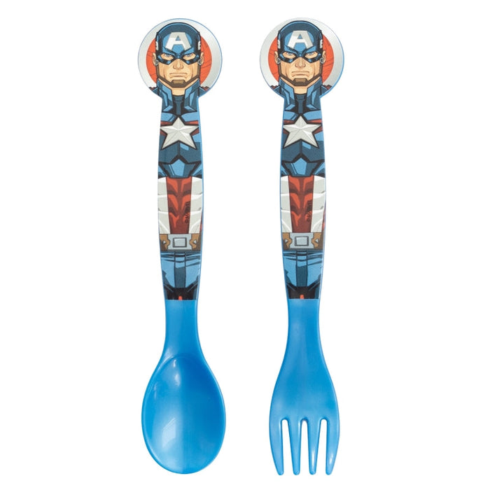 Set of 2 Avengers Reusable Plastic Cutlery