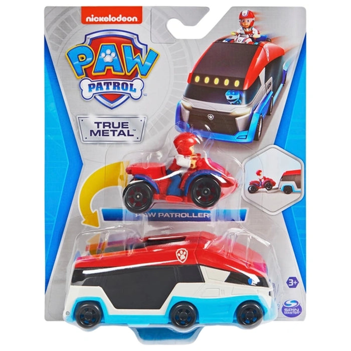مركبة فريق PAW Patrol المصنوعة من المعدن مع سيارة رايدر ATV - طول 12.7 سم من سبين ماستر