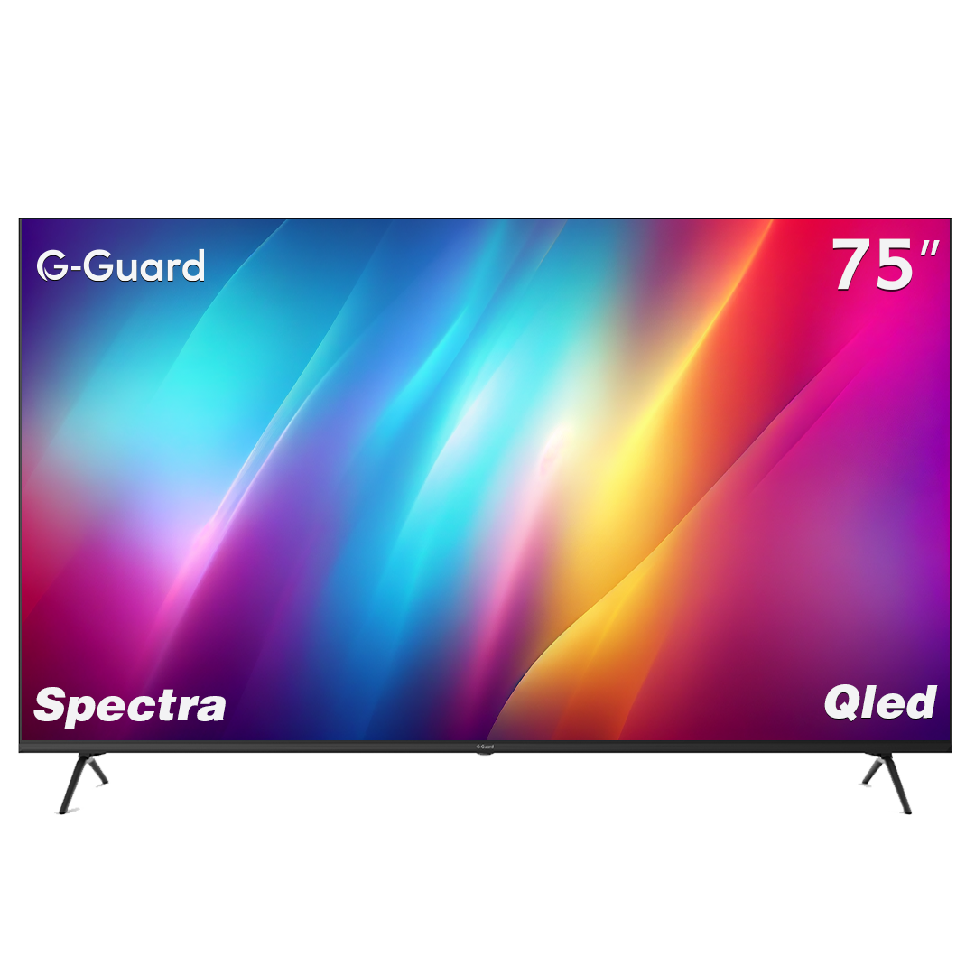 جهاز عرض G-Guard 75 بوصة 4K QLED بتقنية Dolby Atmos من جعفر … — جعفر شوب