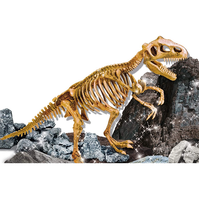 أنا عبقري في العلوم 4 - مجموعة علمية لتجارب كيميائية وآمنة مع ديناصور T-rex. من ليشياني