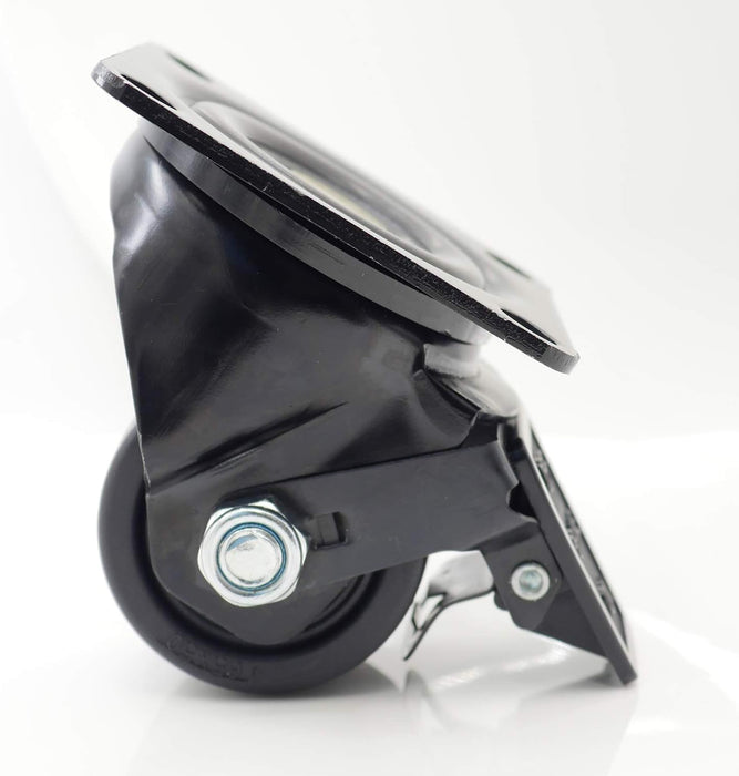 عجل اثاث مع قاعده اسود ثقيل مع بريك 2.5" BHW