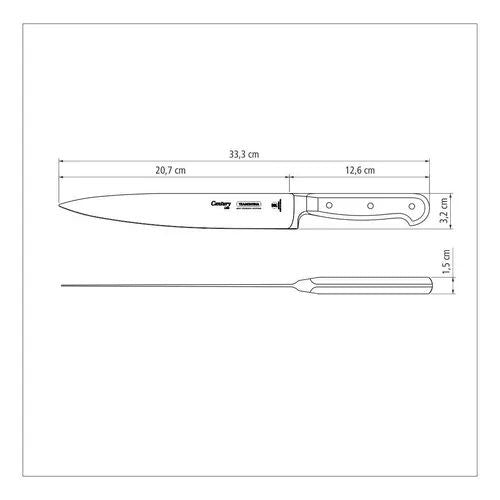 Tramontina Century 33.5cm Utility Paring Knife - Black Tramontina Century 33.5cm Utility Paring Knife - Black