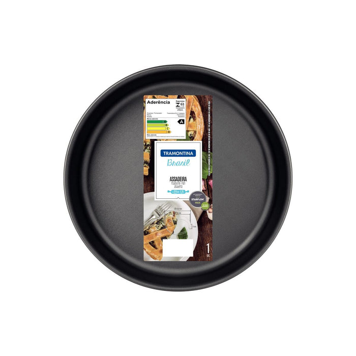 قالب خبز مدور 22 سم من Tramontina Brasil - أسود