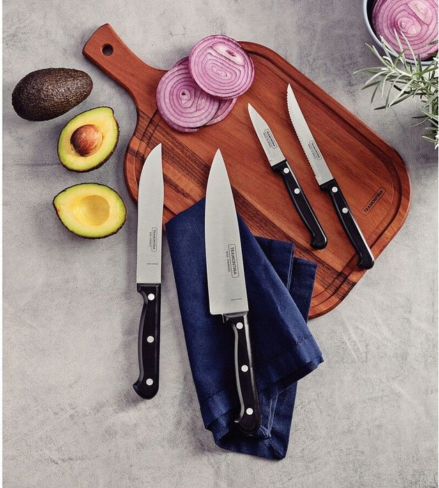 طقم سكاكين 4 قطع من Tramontina Ultracorte