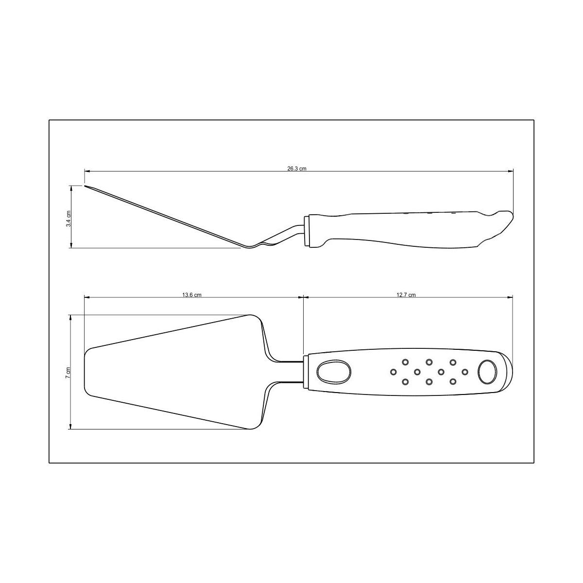 Tramontina Utilita Pizza Serving Spoon 26 cm Tramontina Utilita Pizza Serving Spoon 26 cm