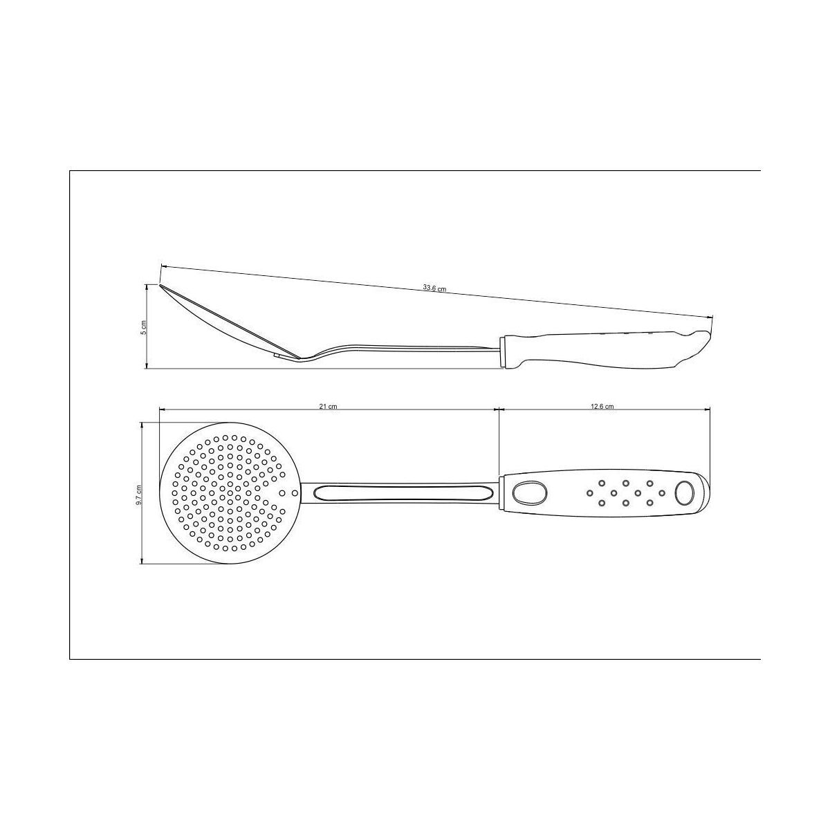 Tramontina Utilita 33.6 cm Perforated Spoon Tramontina Utilita 33.6 cm Perforated Spoon