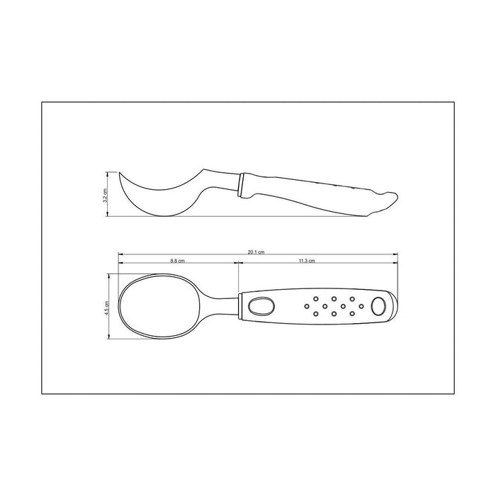 ملعقة آيس كريم 21 سم من Tramontina Utilita