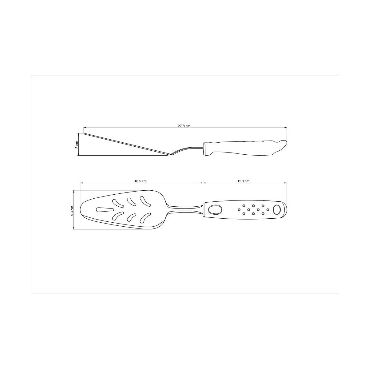 Tramontina Utilita Cake Serving Spoon 28 cm Tramontina Utilita Cake Serving Spoon 28 cm