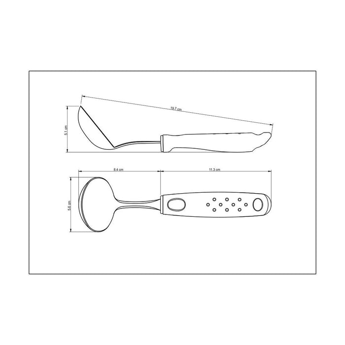 مغرفة صلصة 20 سم من Tramontina Utilita