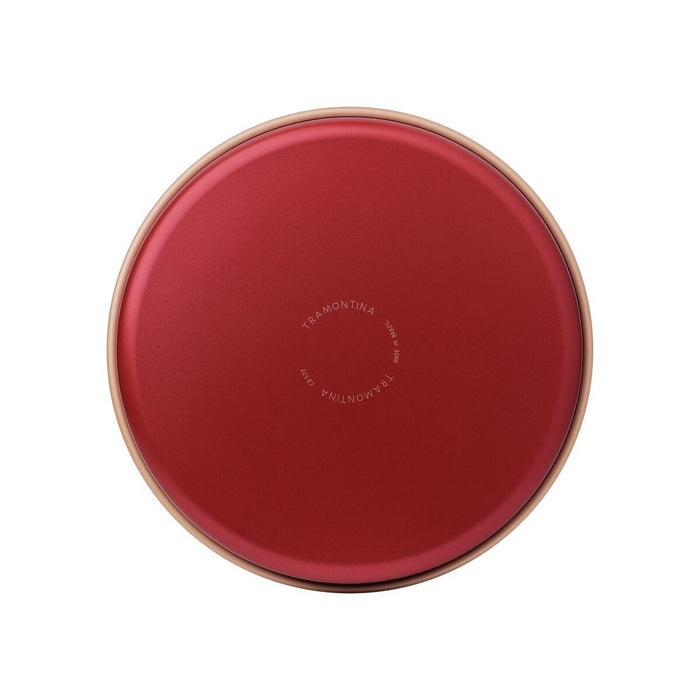 قالب خبز مدور 26 سم من Tramontina Brasil - أحمر
