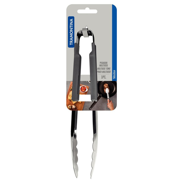 ملقط طعام 24 سم من Tramontina Utilita - رمادي