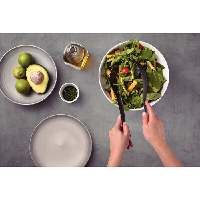 طقم أدوات سلطة قطعتين 30 سم من Tramontina Verano - رمادي