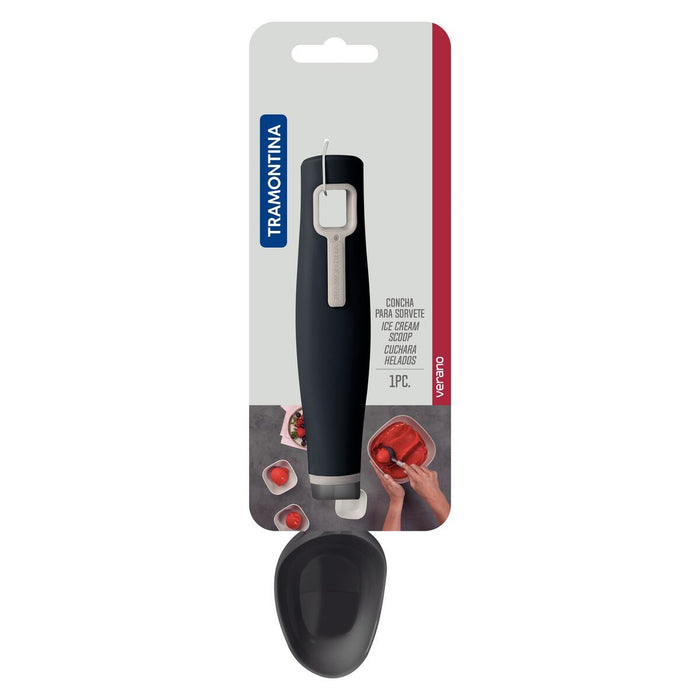 ملعقة آيس كريم 21 سم من Tramontina Verano - رمادي