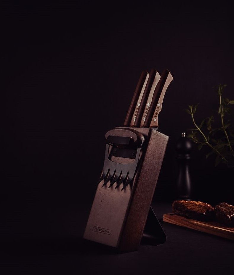 طقم أدوات باربكيو 5 قطع من Tramontina Churrasco طقم أدوات باربكيو 5 قطع من Tramontina Churrasco