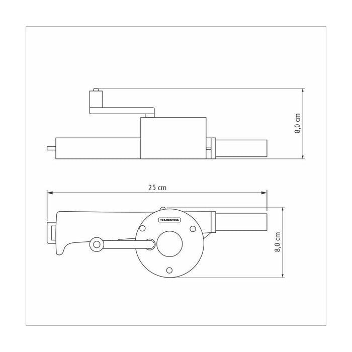 منفاخ اشعال فحم 25 سم من Tramontina Churrasco