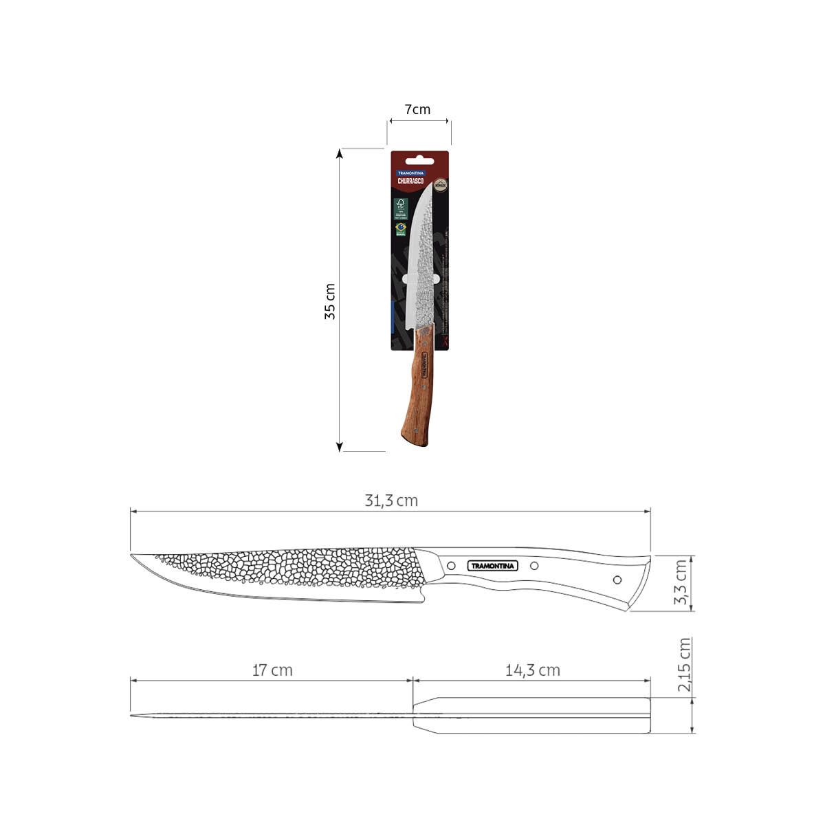 Tramontina Churrasco Nomade 31cm Steak Knife Tramontina Churrasco Nomade 31cm Steak Knife