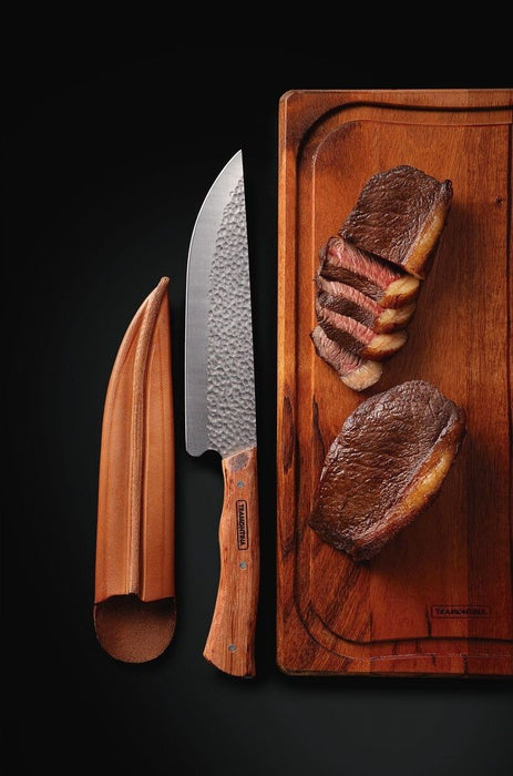 سكين لحوم 33 سم بغطاء من Tramontina Churrasco Nomade