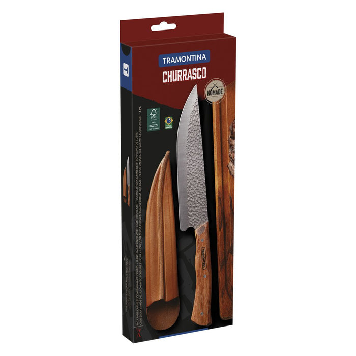 سكين لحوم 33 سم بغطاء من Tramontina Churrasco Nomade