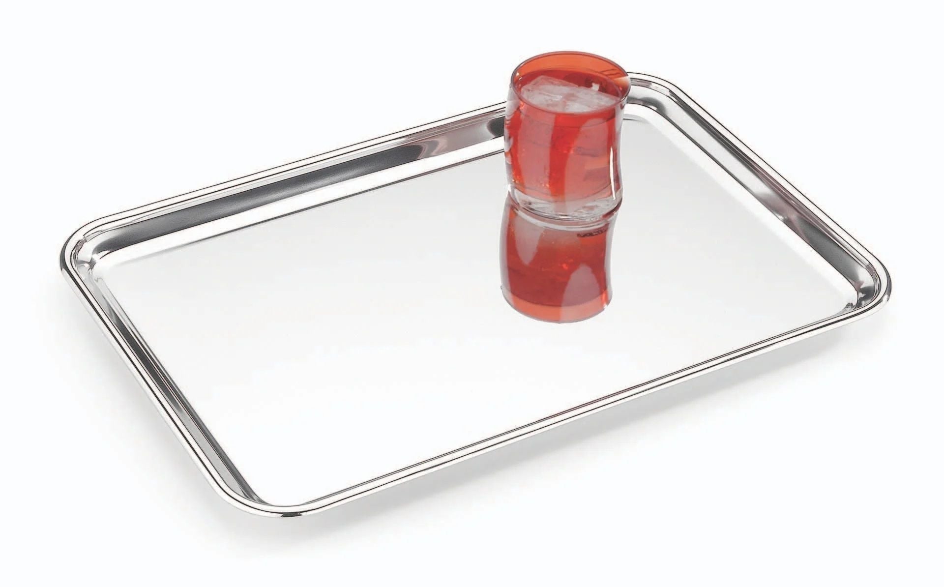 Tramontina Service Rectangular Steel Tray 40*28 cm Tramontina Service Rectangular Steel Tray 40*28 cm
