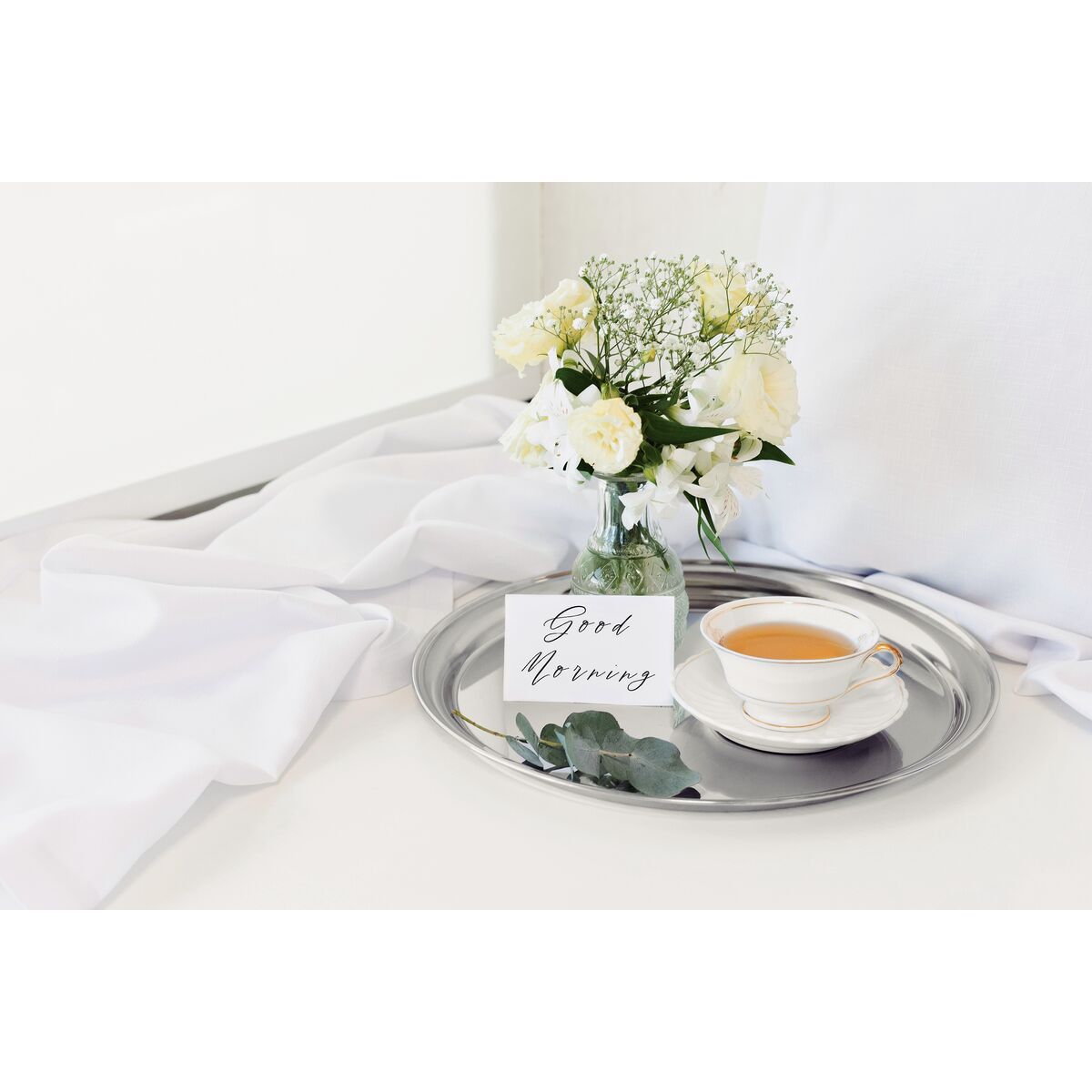 صينية ستيل مدورة 30 سم من Tramontina Service صينية ستيل مدورة 30 سم من Tramontina Service