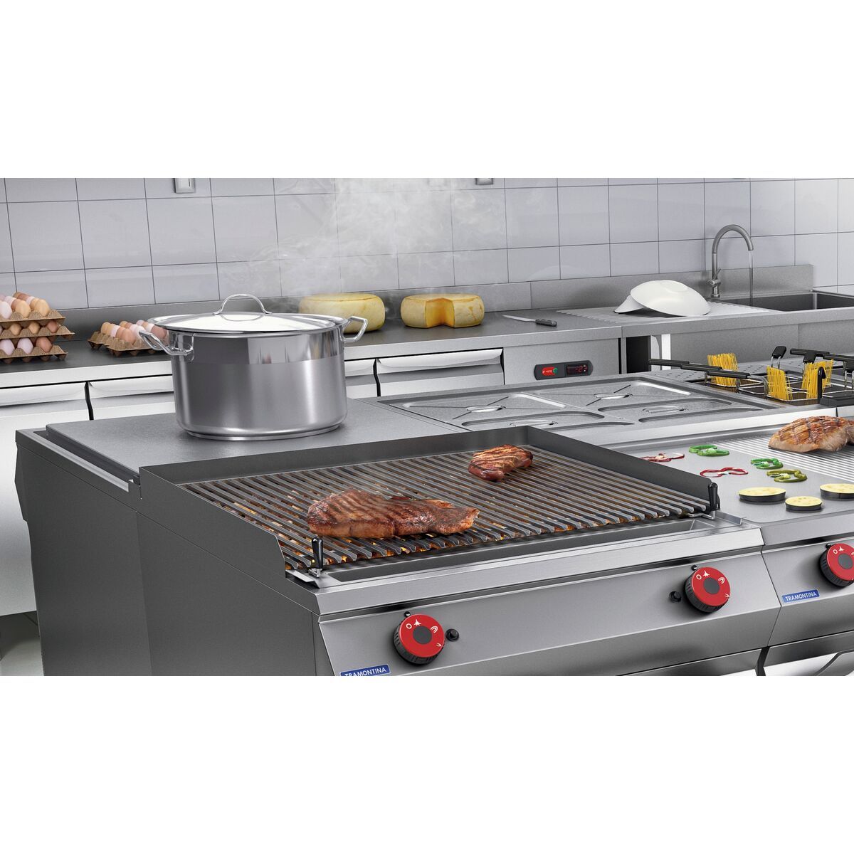 غطاء ستيل 40 سم من Tramontina Professional غطاء ستيل 40 سم من Tramontina Professional