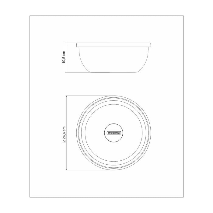 Tramontina Freezinox 25cm Steel Whisk